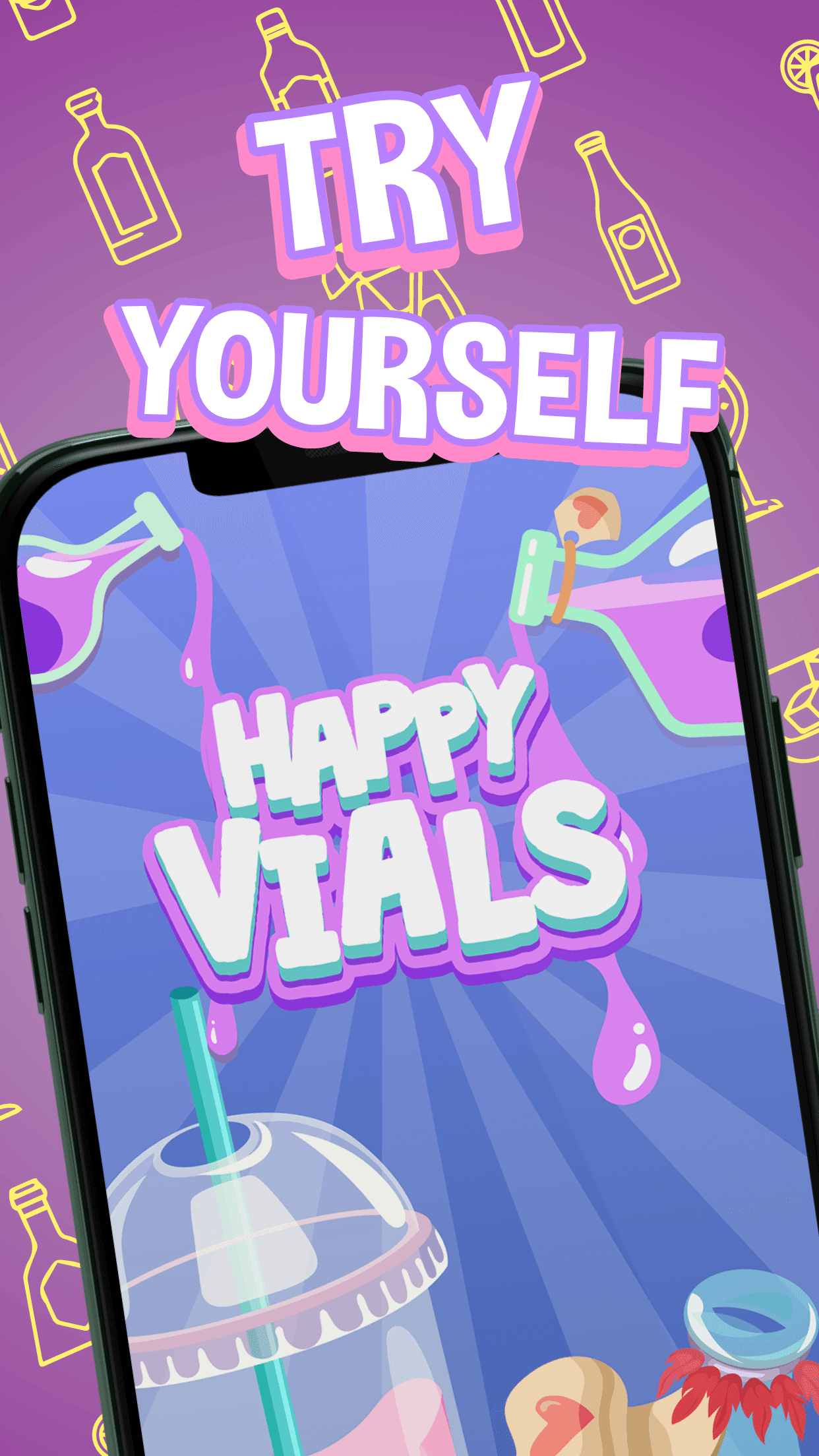 Classic Gameplay - Happy Vials: Water Sort Puzzle