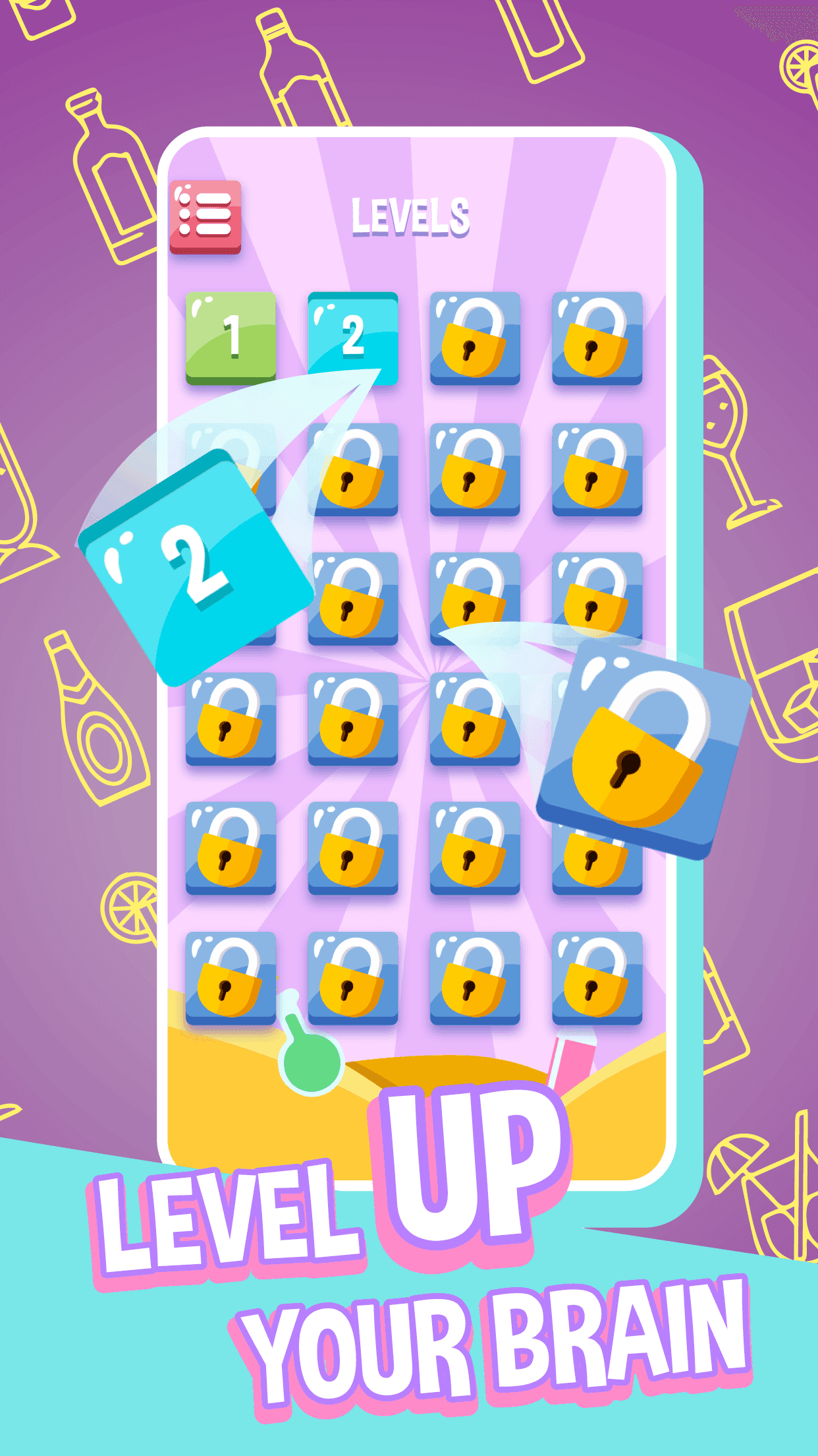 Feel the Reward - Happy Vials: Water Sort Puzzle