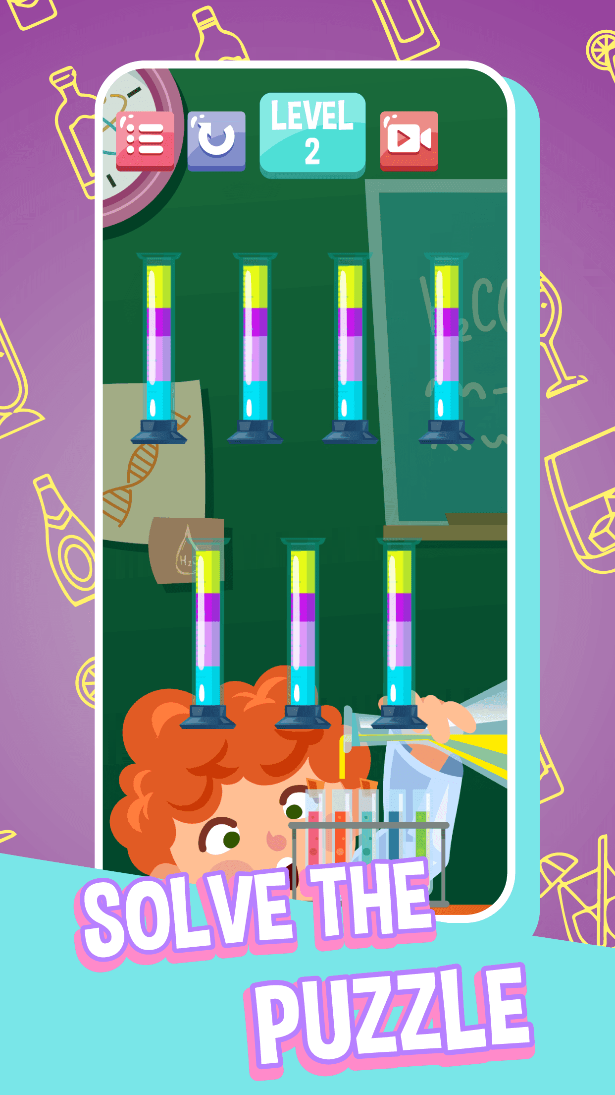 Powerful Boosters - Happy Vials: Water Sort Puzzle