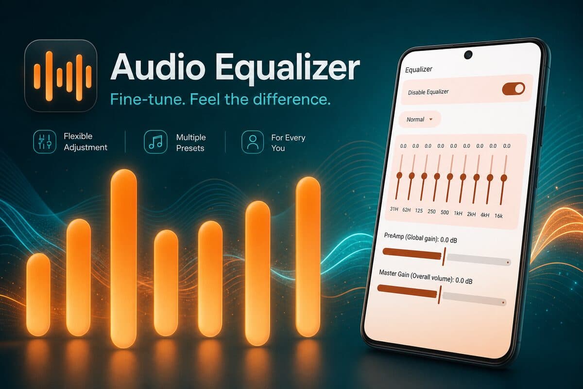 Audio Equalizer promotional banner
