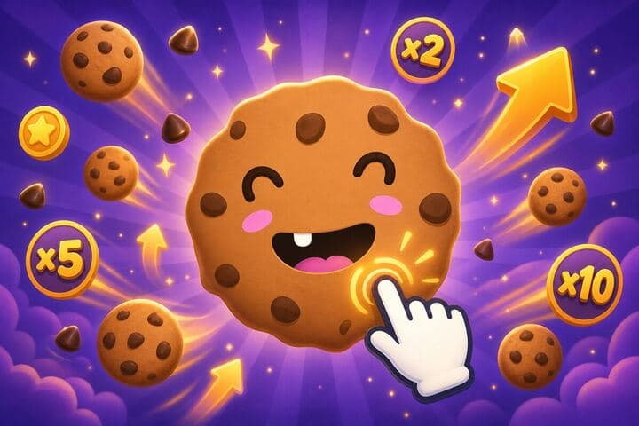 Cookie Clicker: Nexolut promotional banner